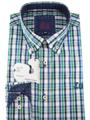 Camisa cuadros verdes
