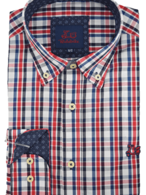 Camisa Niño Cuadros Rojos
