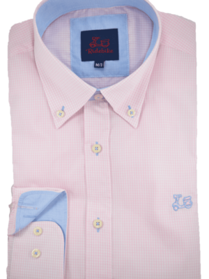 Camisa Cuadros Vichy Rosa