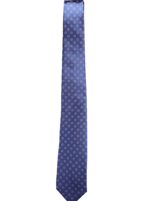 Corbata marino círculos punteados