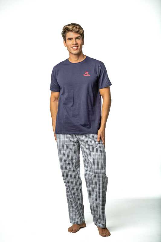 Pijama Conjunto Cuadros Corto 3 Pijama Conjunto Cuadros Corto - Imagen 3