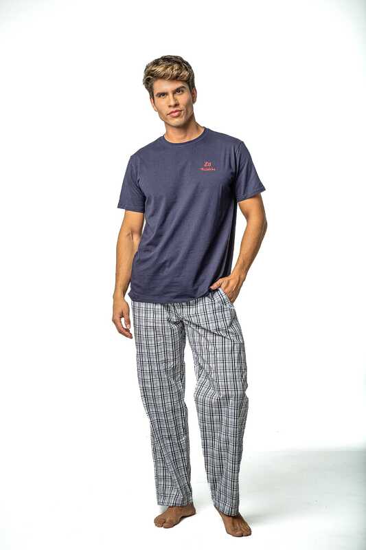 Pijama Conjunto Cuadros Corto 4 Pijama Conjunto Cuadros Corto - Imagen 4