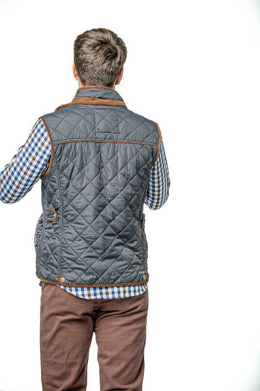 Chaleco Rombos Marino Ridebike 4 Chaleco Rombos Marino Ridebike - Imagen 4