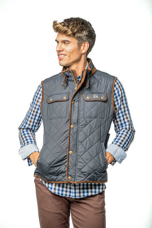 Chaleco Rombos Marino Ridebike 3 Chaleco Rombos Marino Ridebike - Imagen 3