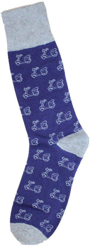 Calcetines logo gris-azul 1 Calcetines logo gris-azul