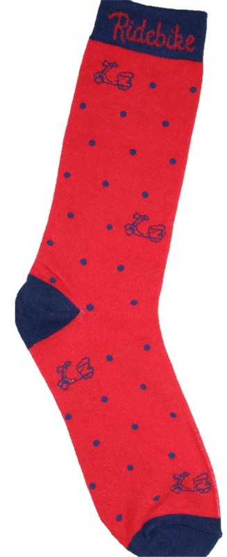 Calcetines logo marino-rojo 1 Calcetines logo marino-rojo