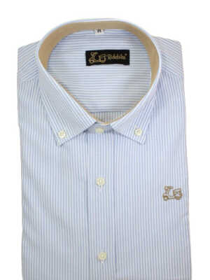 Camisa Oxford Raya Kodak Celeste Made in Spain