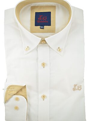 Camisa blanca con codera