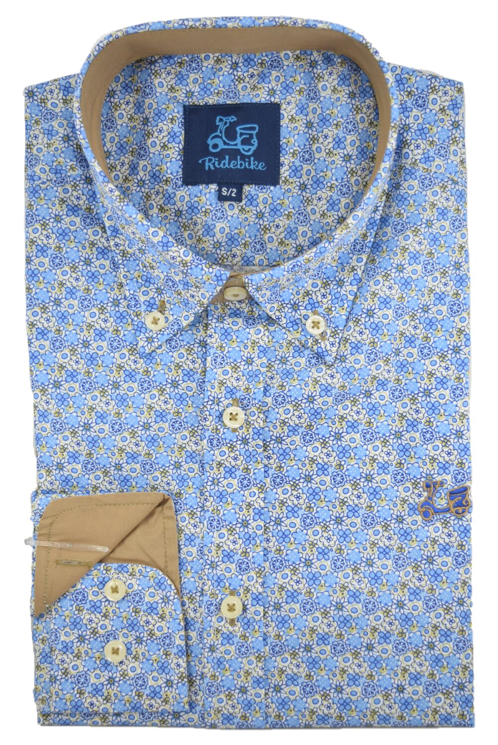 Camisa estampado floral azul 3 Camisa estampado floral azul - Imagen 3