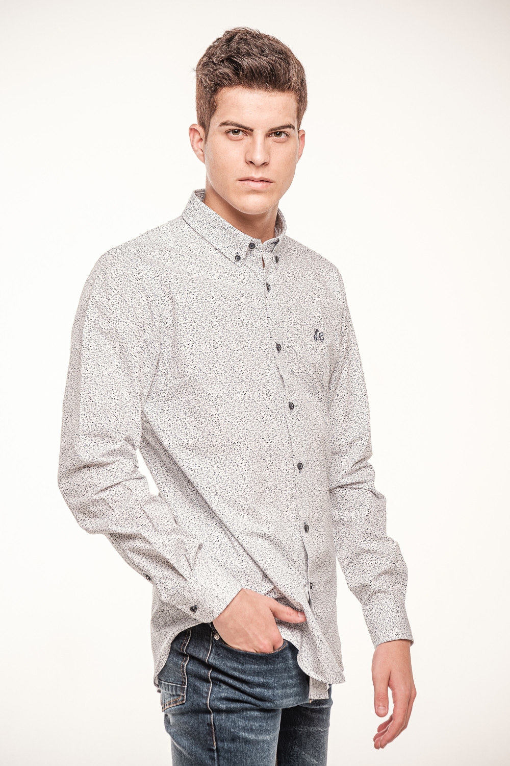 Camisa estampada de algodón 3 Camisa estampada de algodón - Imagen 3