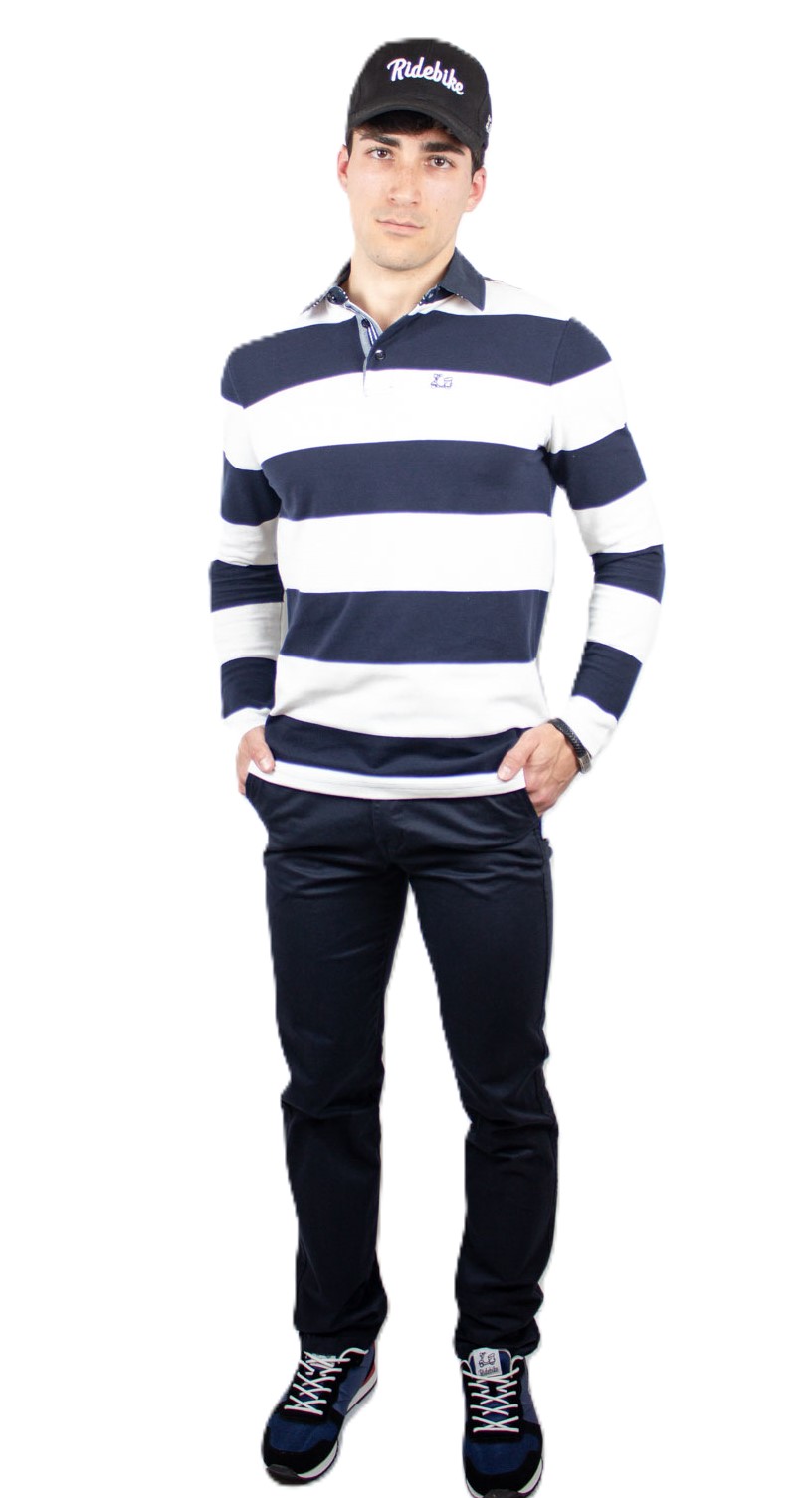 Polo rayas anchas 3 Polo rayas anchas - Imagen 3