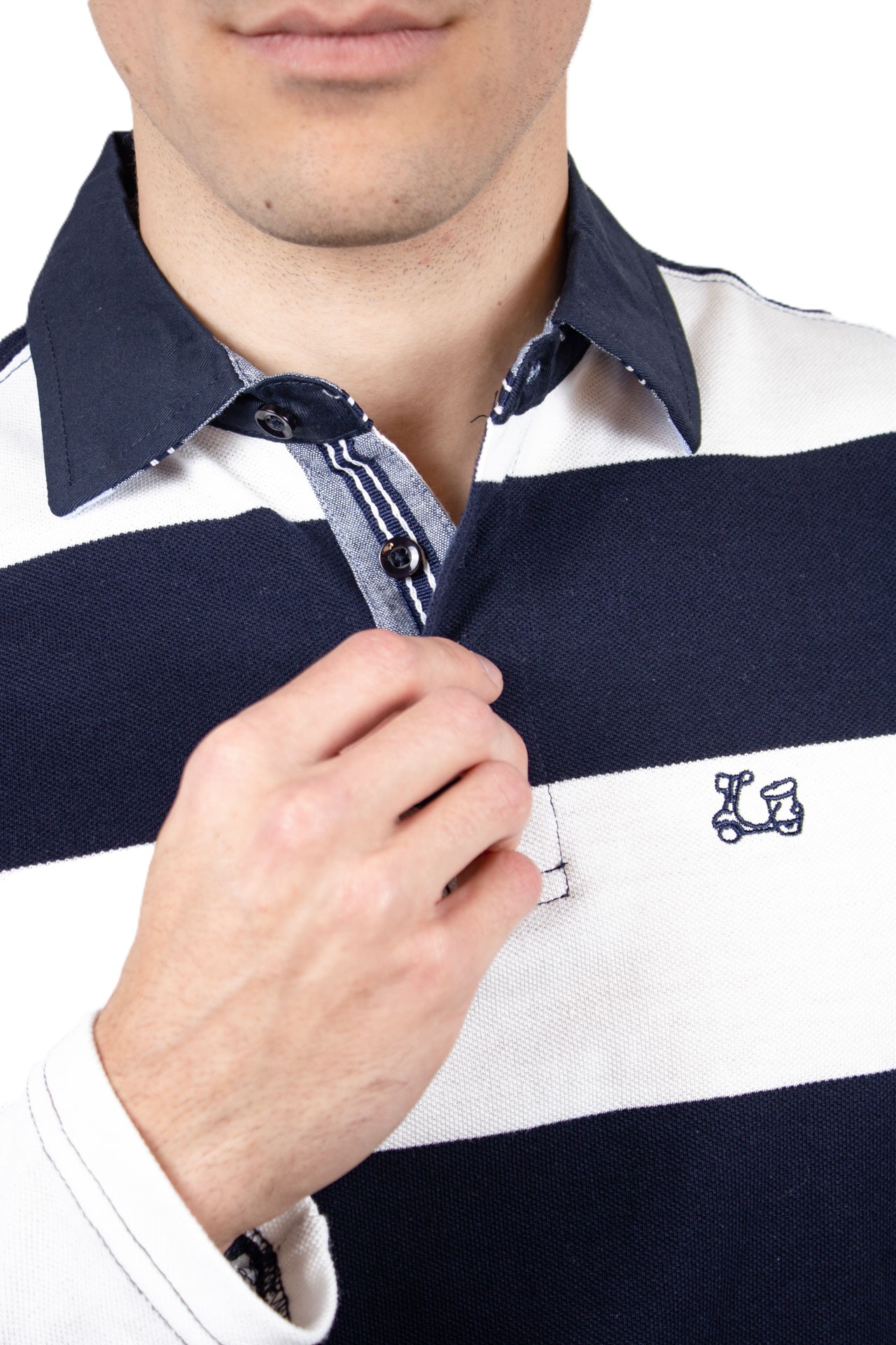 Polo rayas anchas 2 Polo rayas anchas - Imagen 2