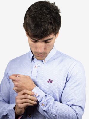 Camisa de pata de gallo