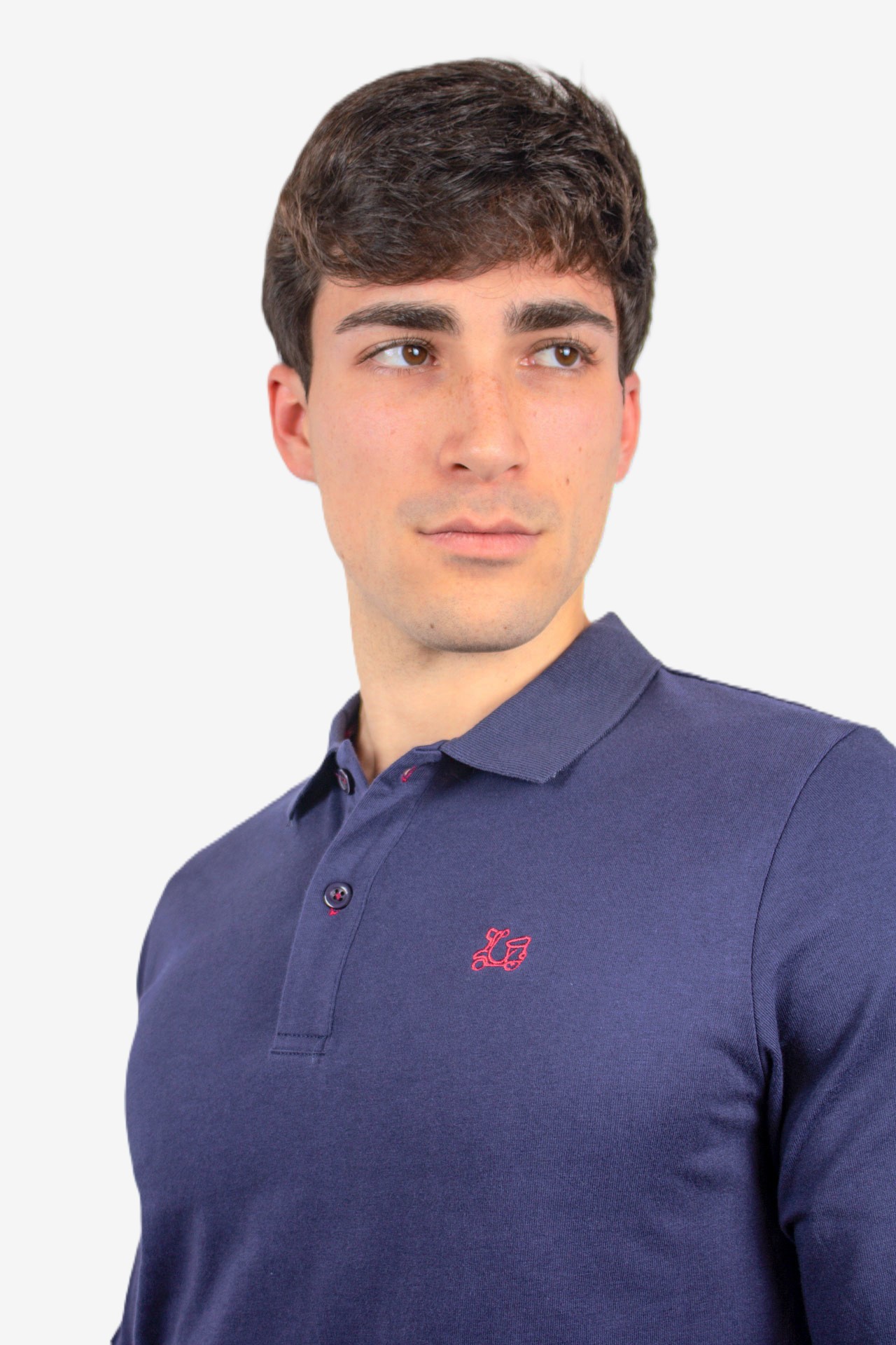 Polo básico manga larga 2 Polo básico manga larga - Imagen 2